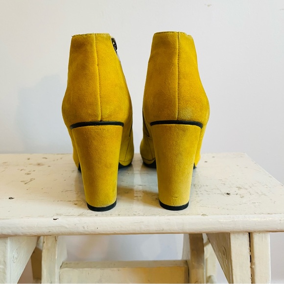 Geox yellow suede booties excellent condition - Picture 7 of 11
